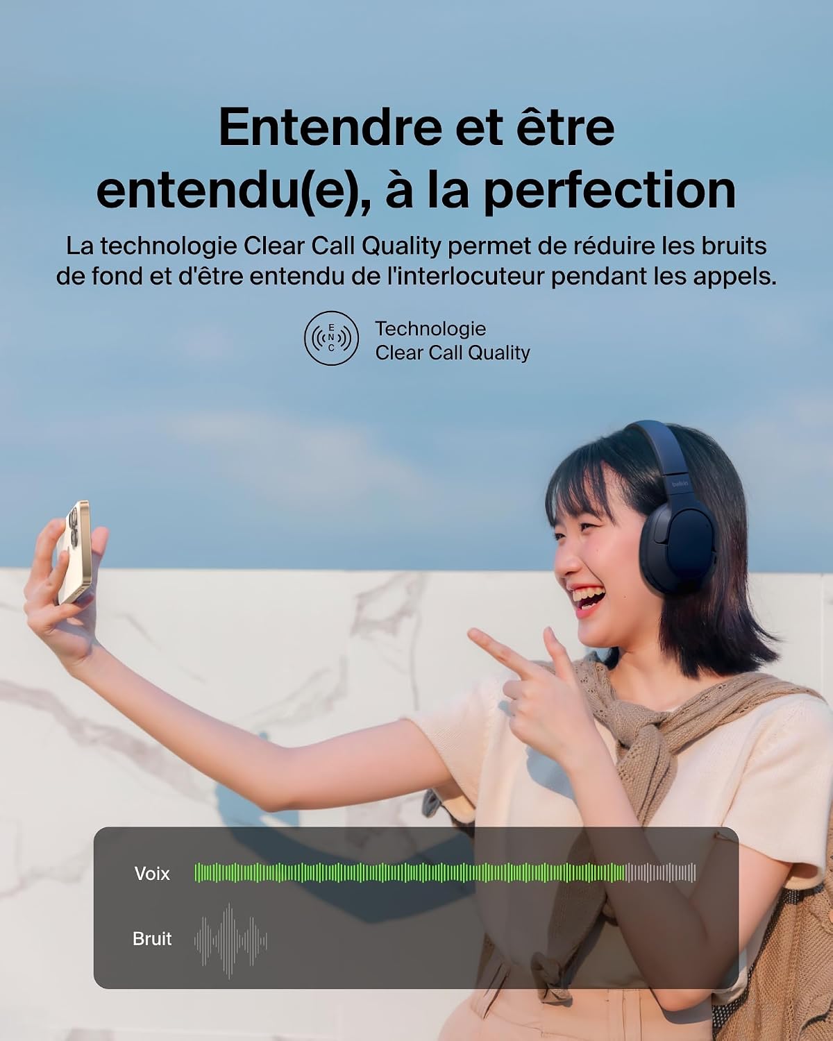 Thumbnail 2 de Belkin SoundForm Surround Casque Bluetooth Sans Fil