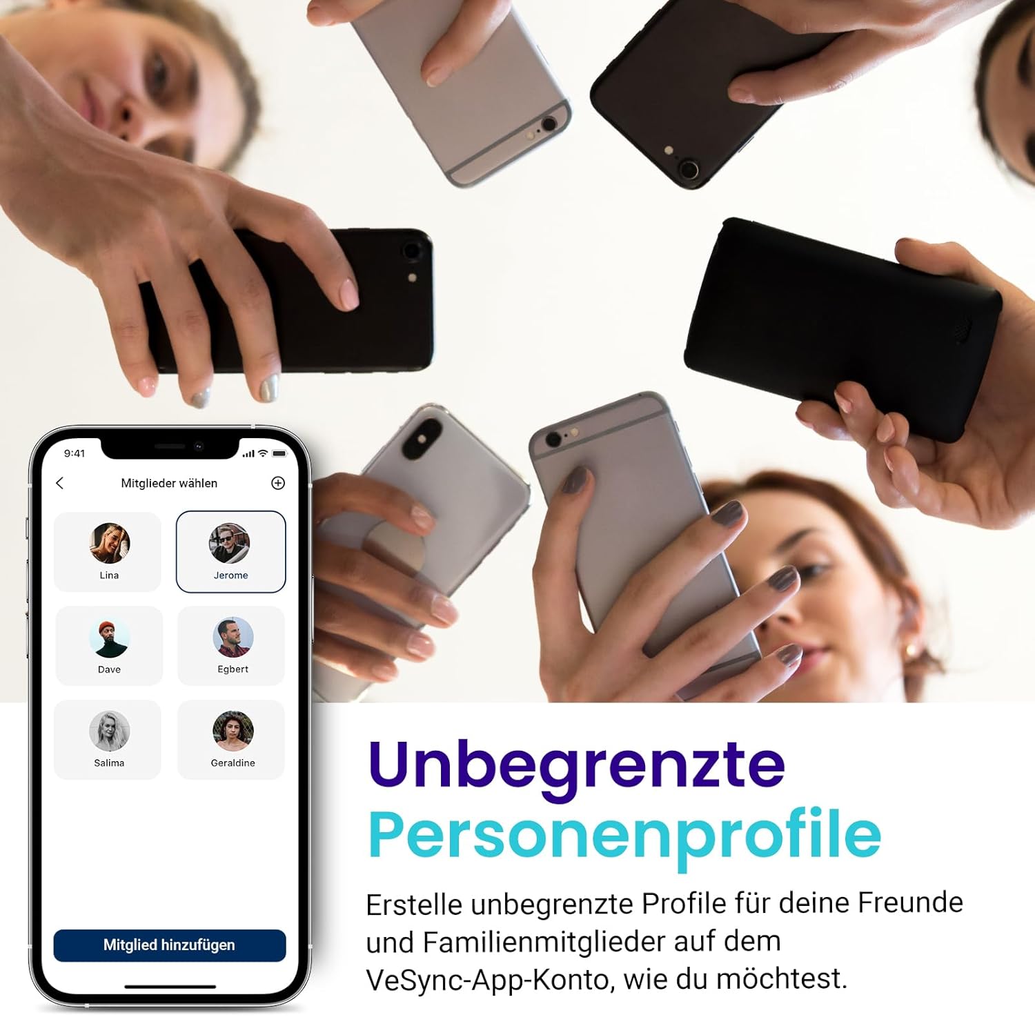 Thumbnail 6 de Etekcity Personenwaage 180 kg — Körperfettwaage