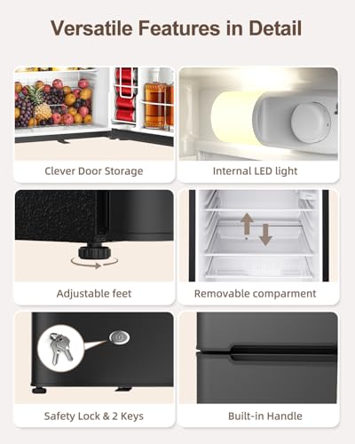 Thumbnail 4 de WELLENT 127L Fridge with Freezer (Double Door) – Quiet, Efficient, and Flexible