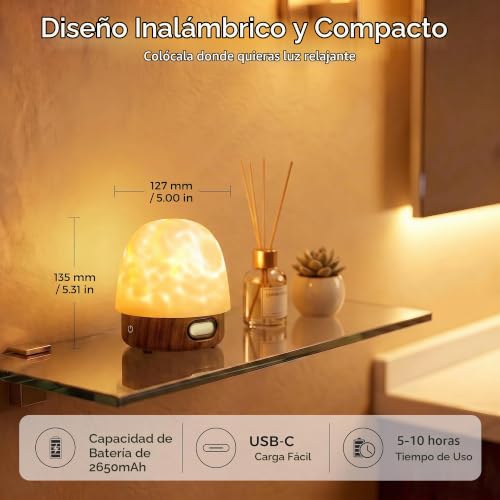 Thumbnail 6 de UPXNBOR Proyector Estrellas Luz Nocturna Inalámbrica con Altavoz Bluetooth