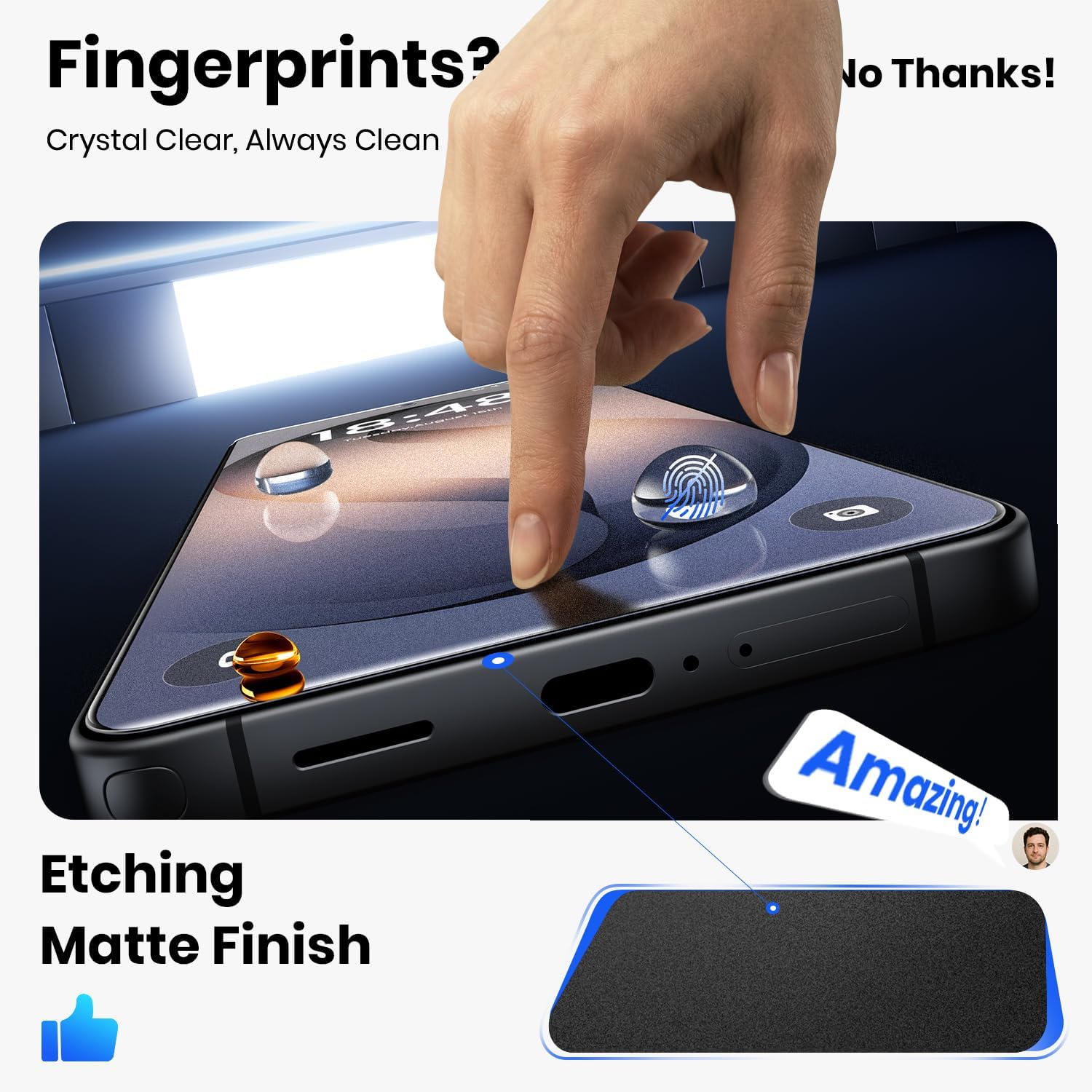Thumbnail 2 de WSKEN Matte Screen Protector Galaxy S26 Ultra