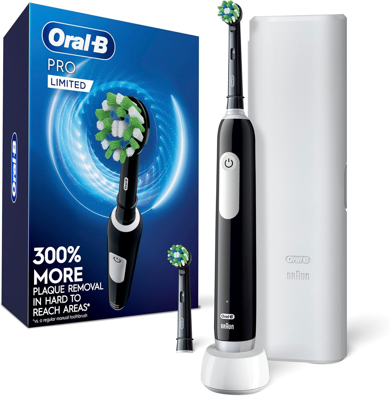 Detalle de Oral-B rechargeable electric toothbrush, black