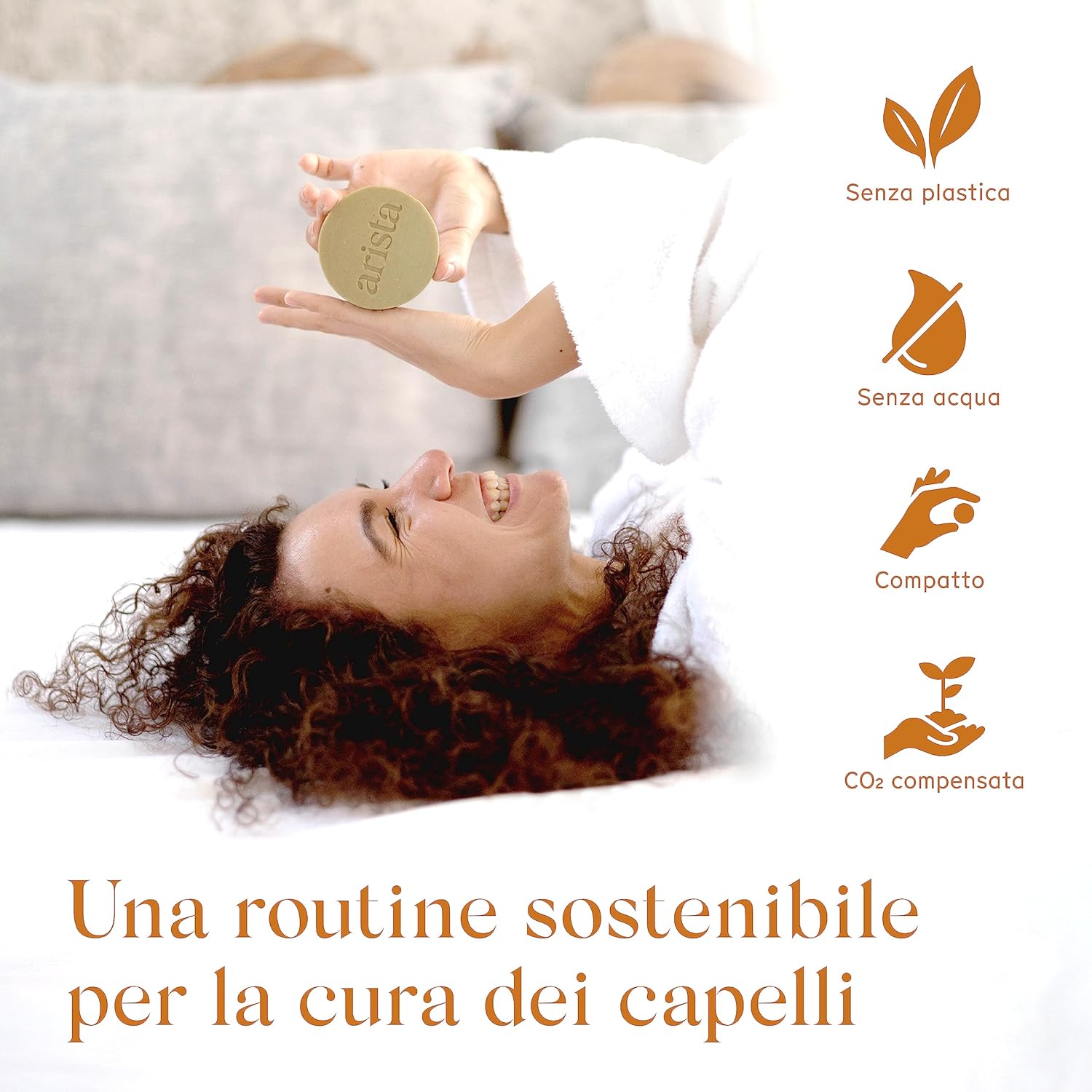 Thumbnail 4 de Arista Ayurveda Shampoo Solido per Capelli Grassi con Frutto di Sidr, Jojoba e Argilla Gialla (80 g)