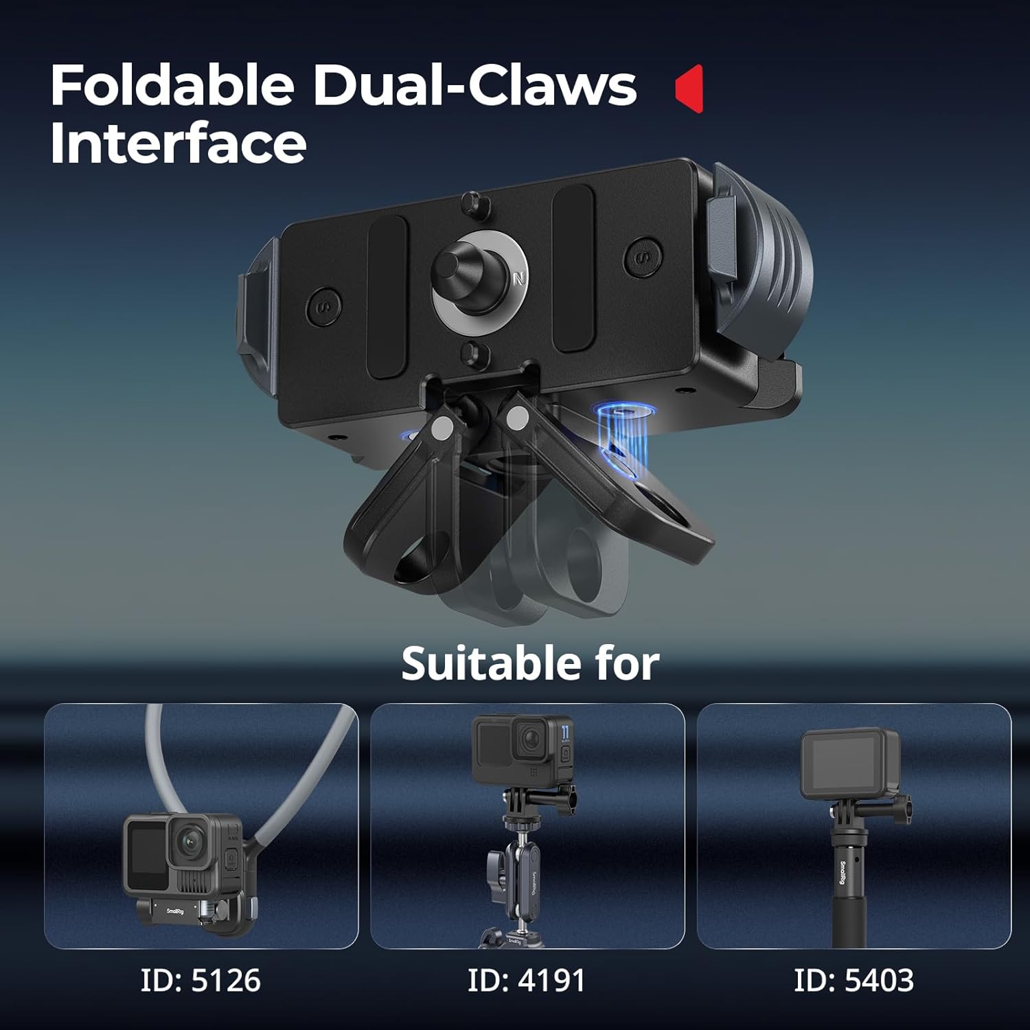 Thumbnail 2 de SMALLRIG Magnetische Halterung für GoPro 5437