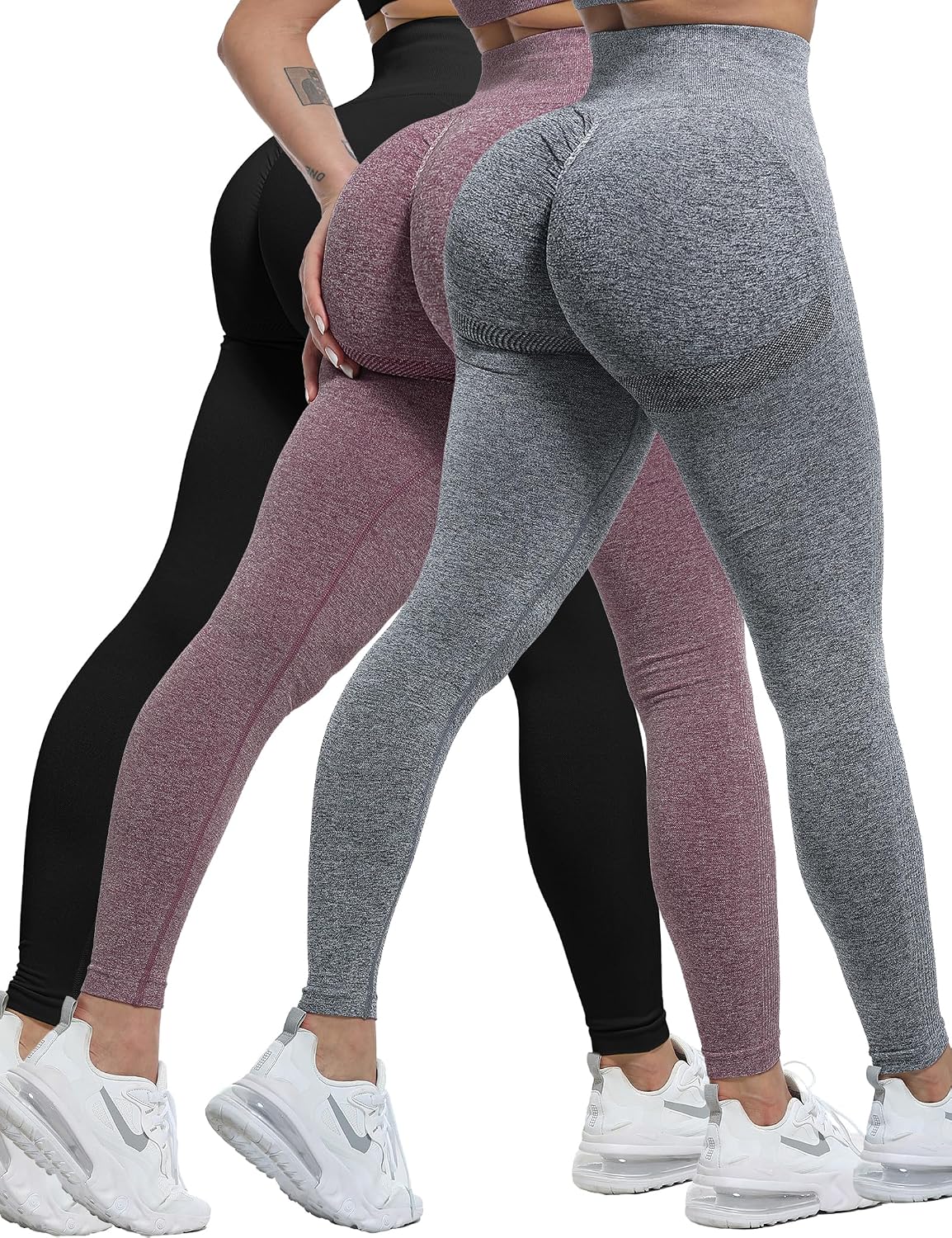 Thumbnail 5 de CHRLEISURE Workout Leggings Set for Women 3 Piece 📈