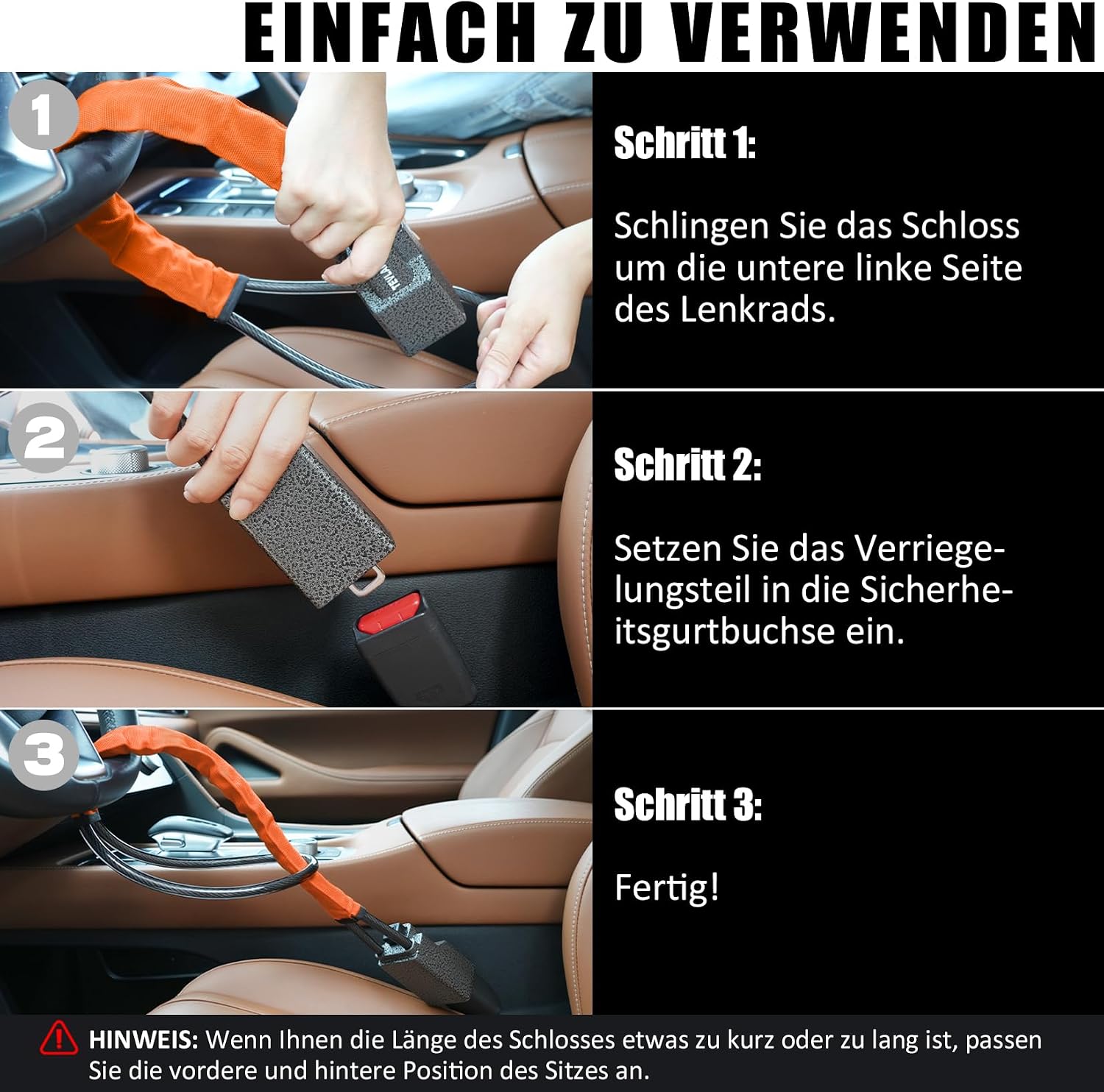 Thumbnail 5 de Tevlaphee Lenkradkralle Aufgerüstetes 1 Stück 🔐