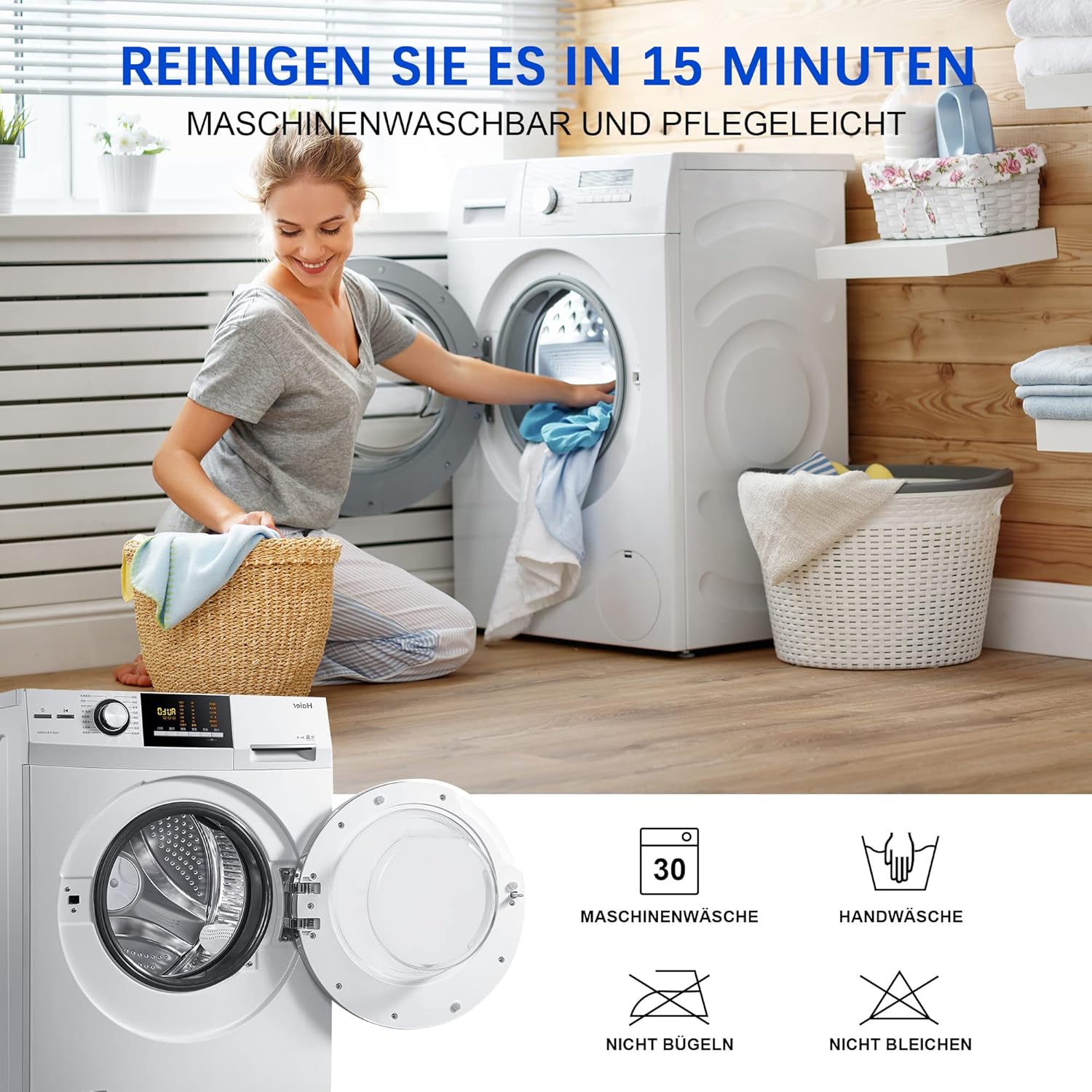 Thumbnail 6 de Wasserdichter Matratzenschoner (Spannbettlaken) 140x200 cm – atmungsaktiv, wasserdicht, Grau