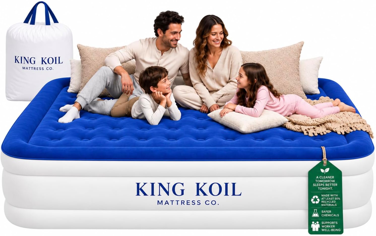 Detalle de King Koil Luxury Cal King Air Mattress