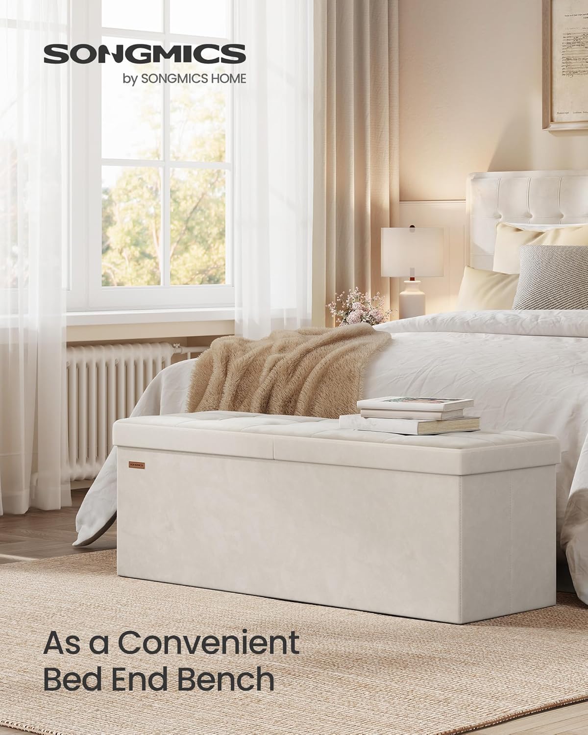 Thumbnail 2 de SONGMICS Storage Ottoman 43.3-Inch