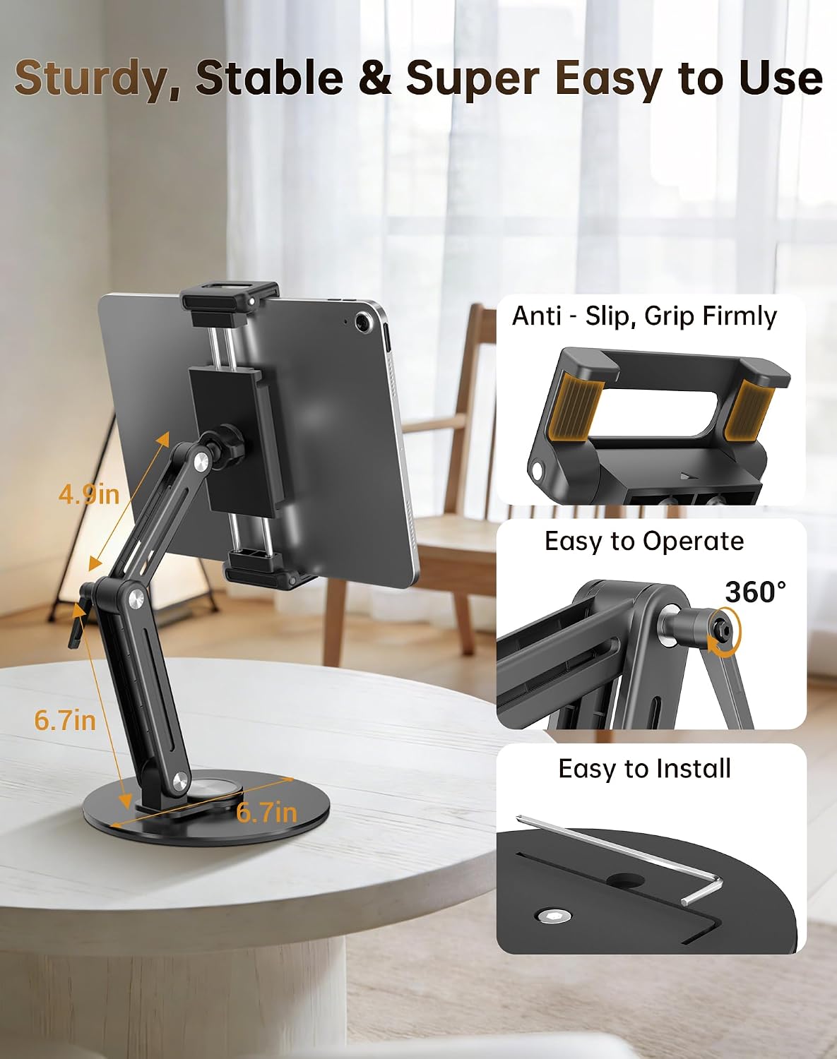 Detalle 2 de Portable Monitor Stand Tablet Halterung