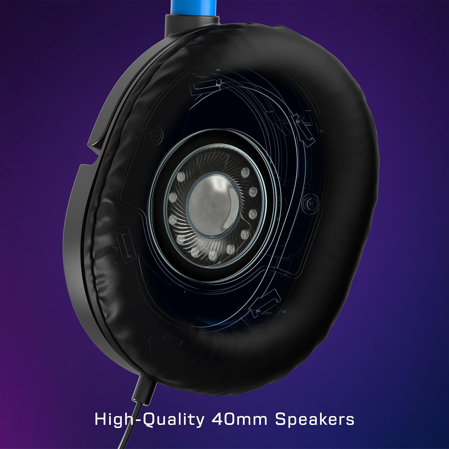 Detalle de Turtle Beach Recon 50P: cuffie gaming semplici ma affidabili per PS5, PS4 e PC