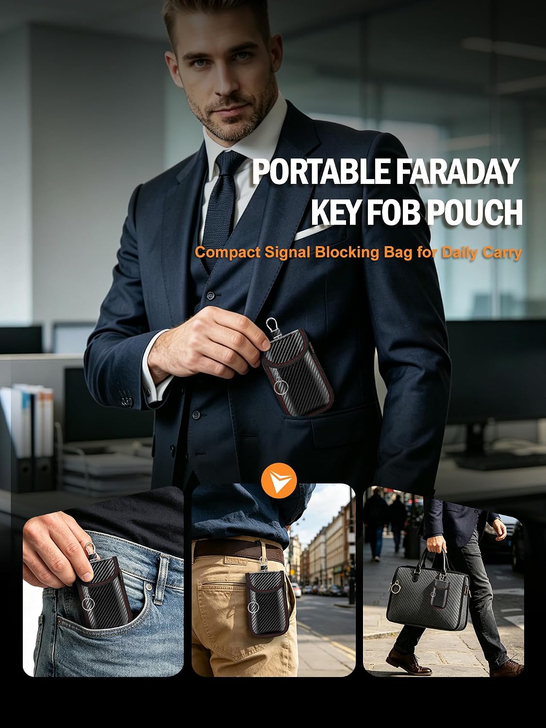 Thumbnail 6 de Punwocy Faraday Key Fob Pouch, 2-Pack