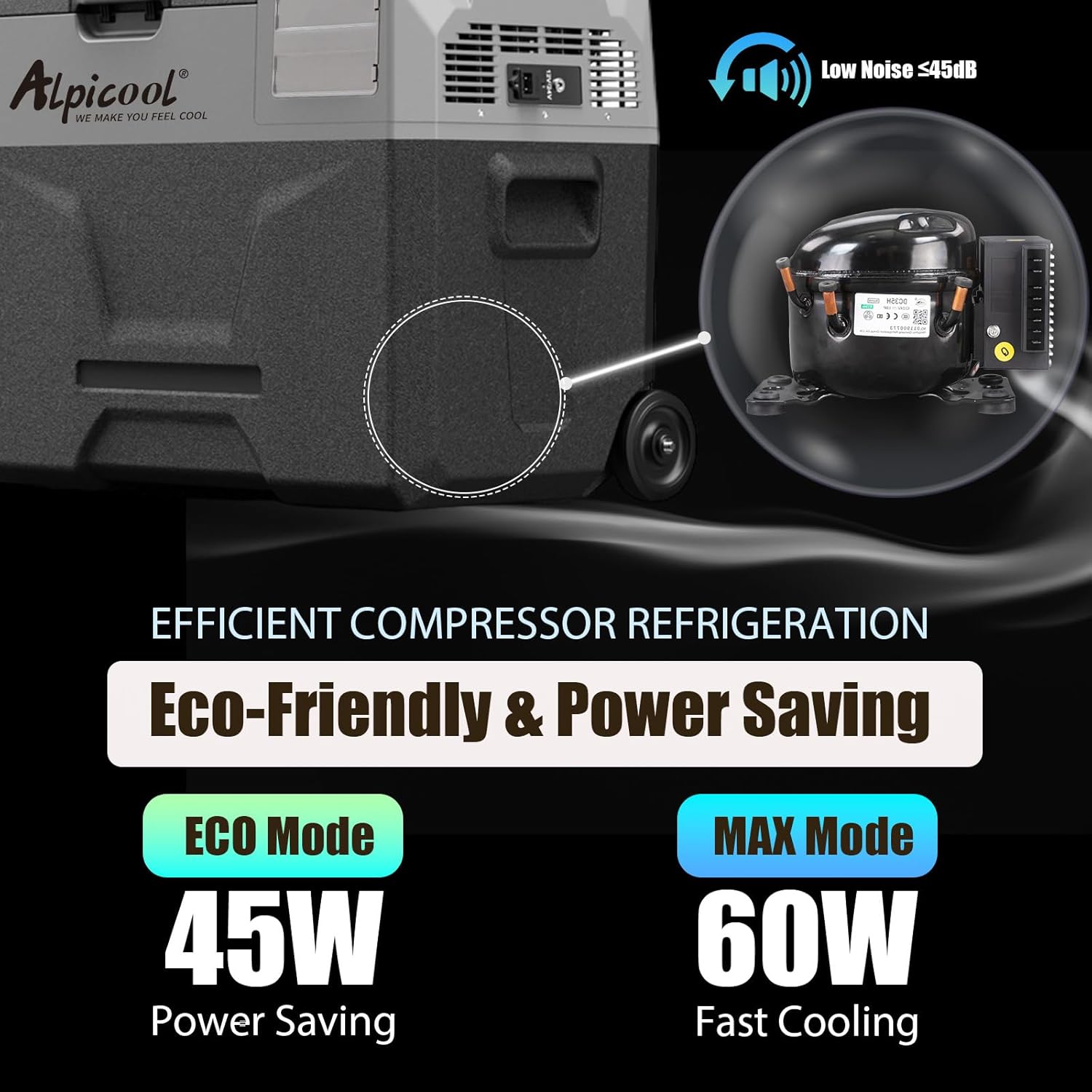Thumbnail 3 de Alpicool ECX40 40L Portable Car Refrigerator – Compressor Healthier Cold on the Move
