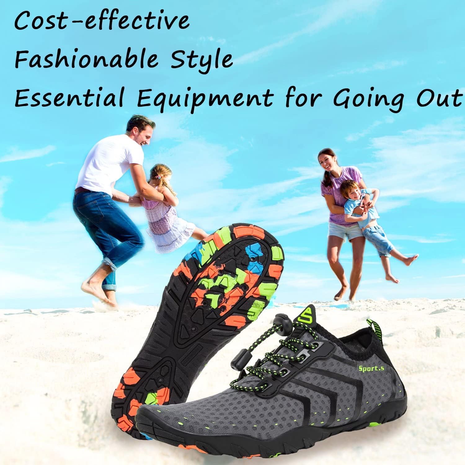 Detalle 2 de YALOX Water Shoes: Breathable Comfort for Water Activities