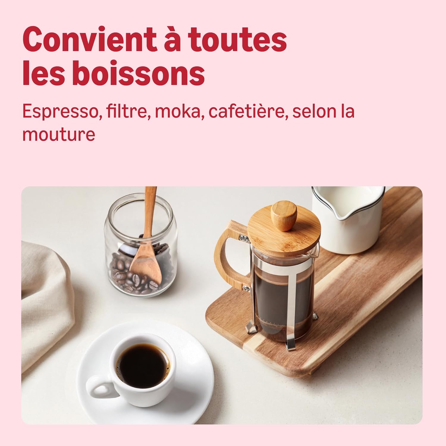 Detalle de By Amazon Houseblend Classic Mélange Arabica Robusta - Café en grains 1 kg