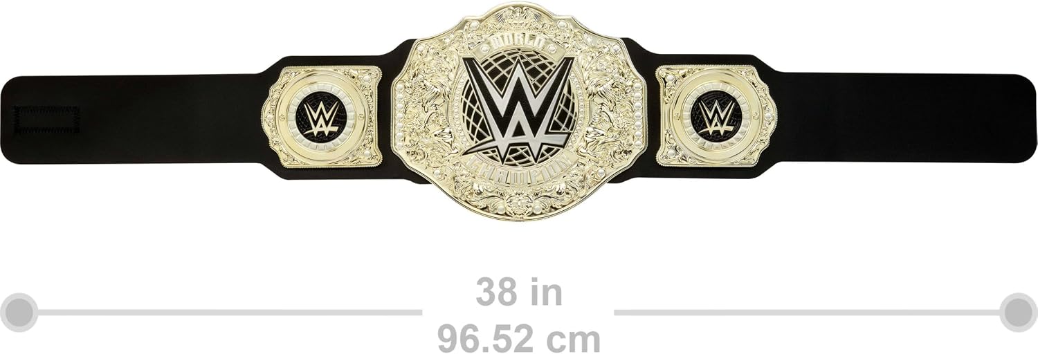 Detalle 2 de Mattel HYF18 WWE World Heavyweight Championship Role-Play Belt