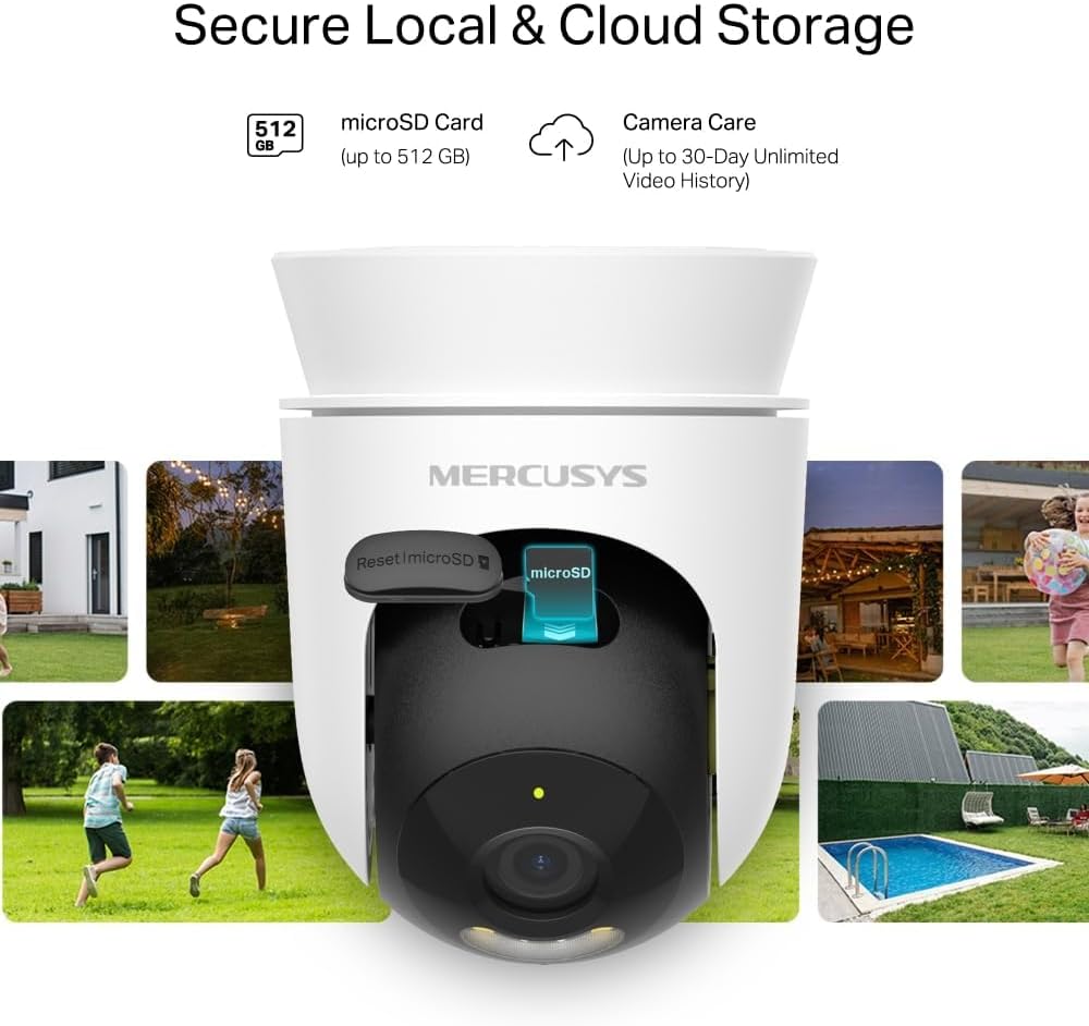 Thumbnail 6 de Mercusys MC510 2K Pan/Tilt Security Camera