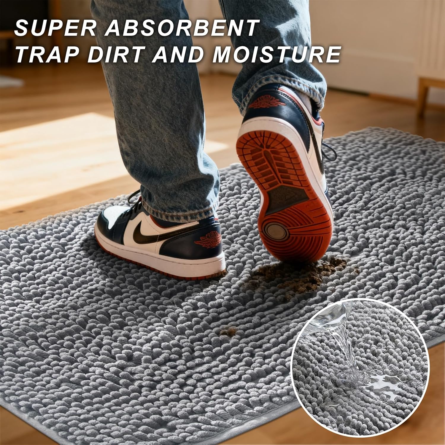 Detalle 2 de Kuyal Chenille Dog Mat