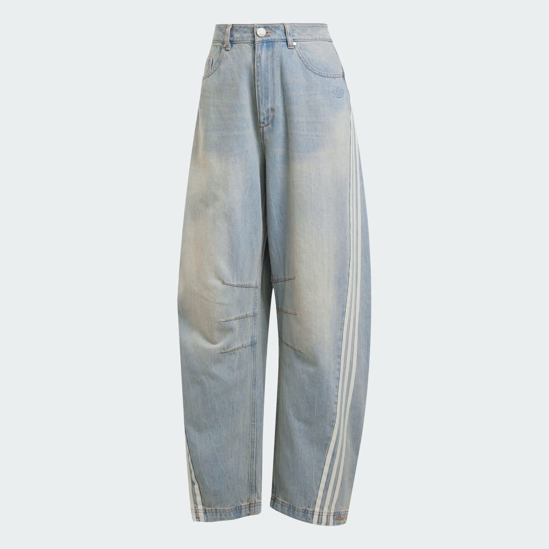 Detalle de Pantalón Adilenium Season 3 Banana Fitted Washed Denim de Adidas
