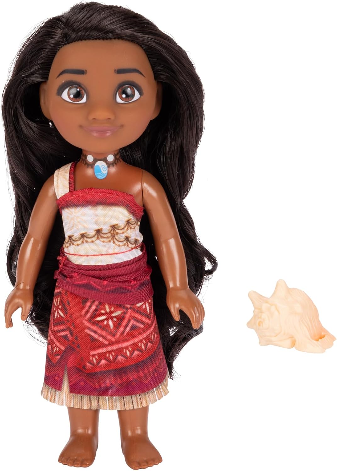 Detalle de Jakks Pacific Vaiana 2: Kleine Puppe (15 cm) mit Muschel-Zubehör