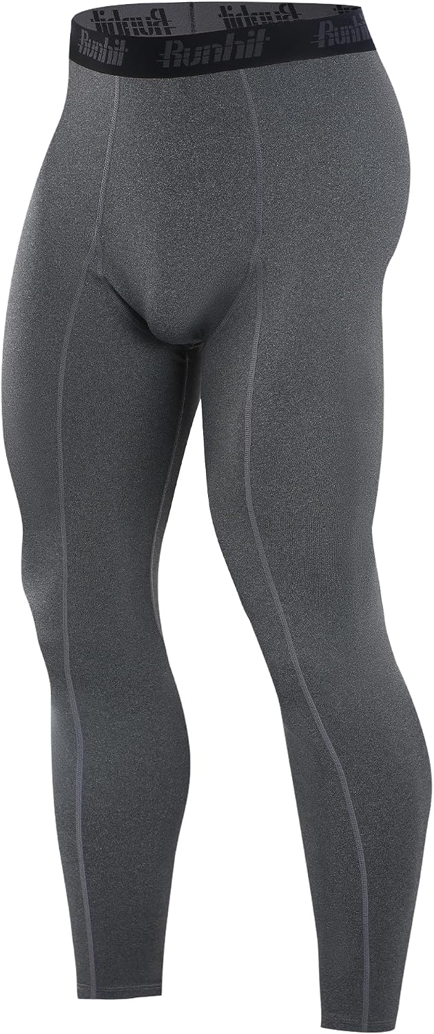 Detalle de Runhit Men’s Compression Pants running tights