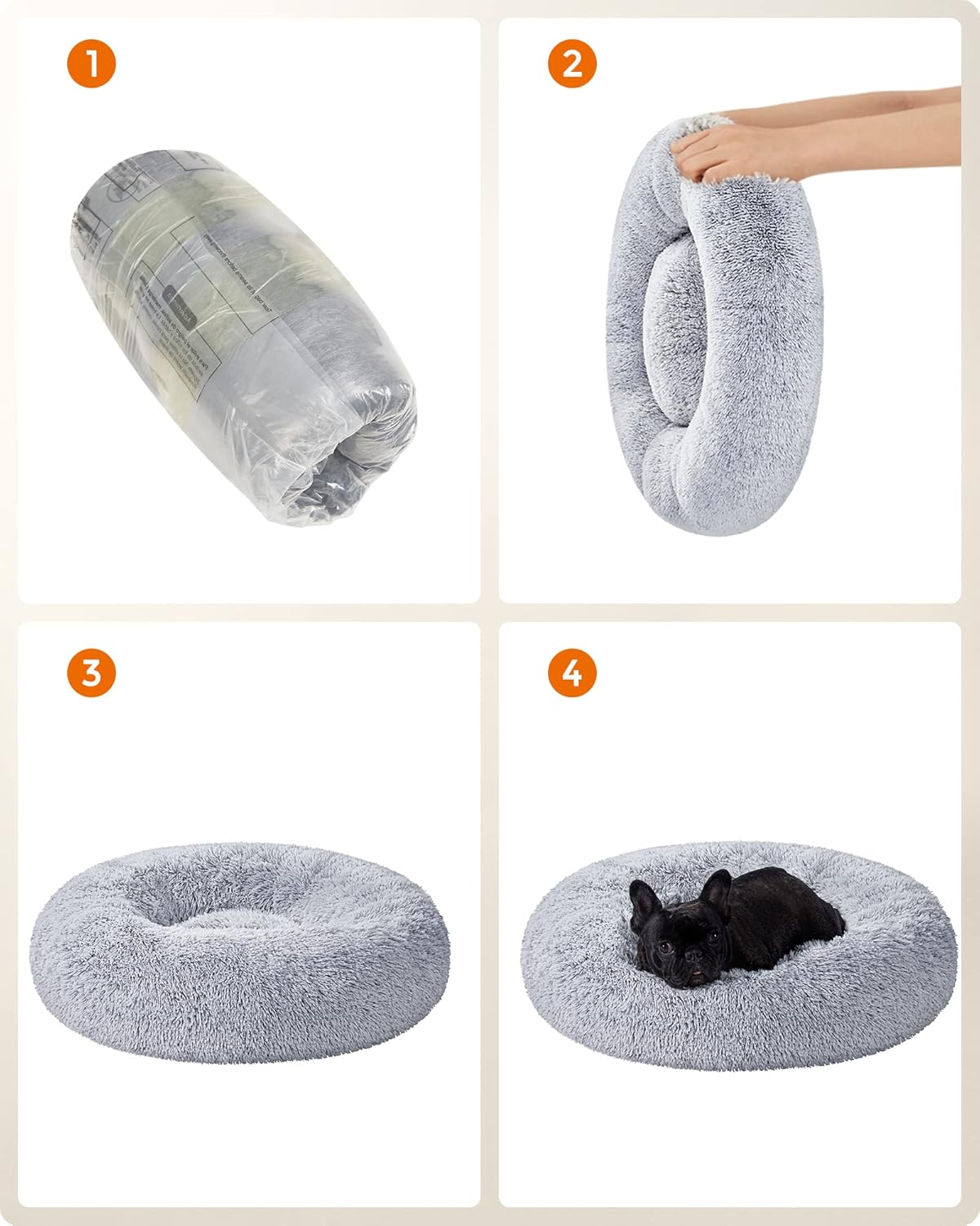 Thumbnail 3 de Feandrea PGW039G01 70 cm round dog bed