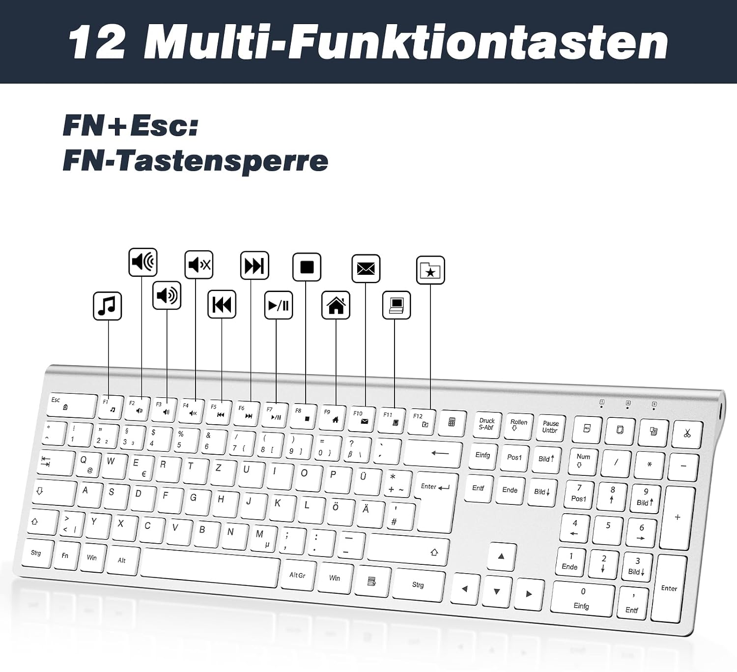 Thumbnail 5 de cimetech Tastatur Maus Set 100 Std ⌨