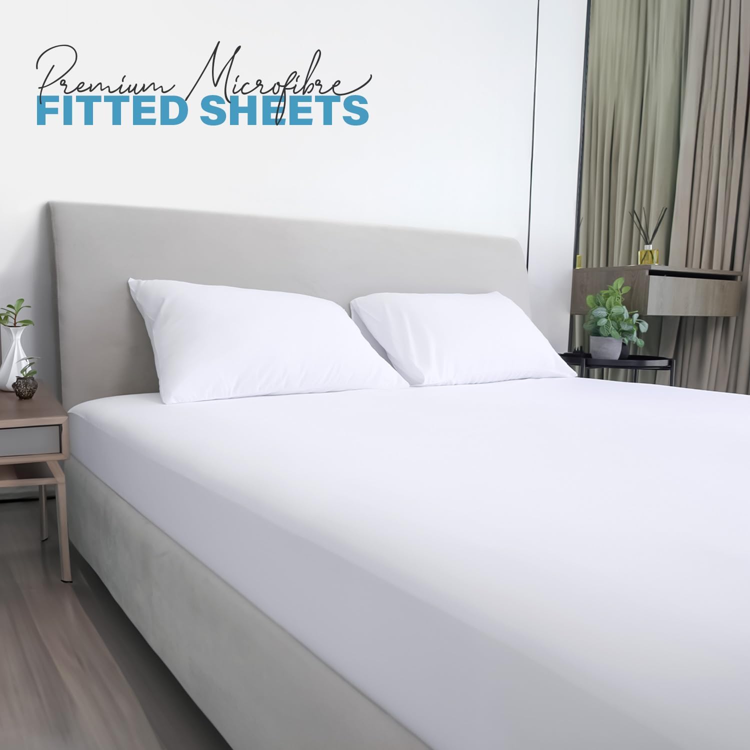 Detalle 1 de ACRALI HOME Double fitted sheet 40cm