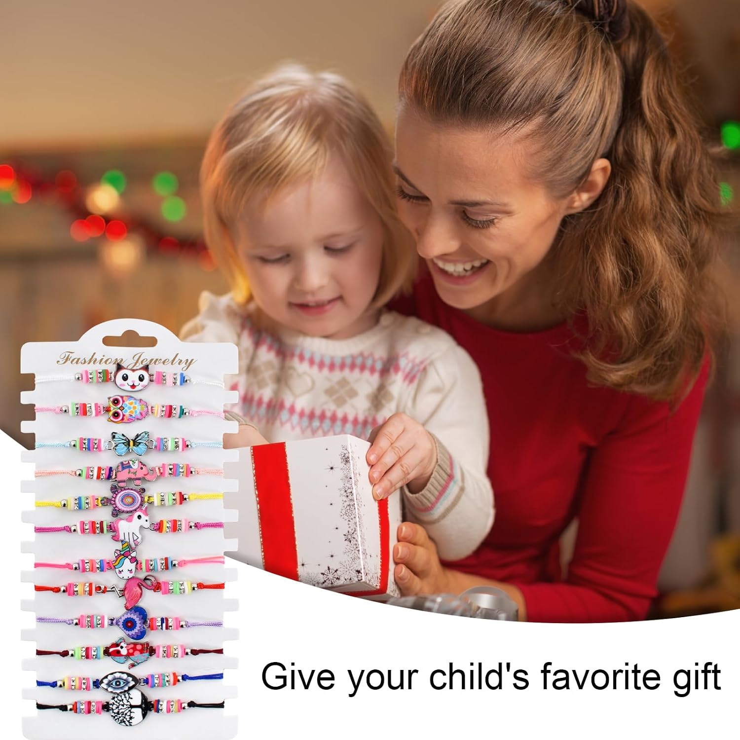 Detalle de SAVOSWEET Friendship Bracelets for Girls – 12 Pack: Adjustable Handmade Woven Paul–style Bead Bracelets