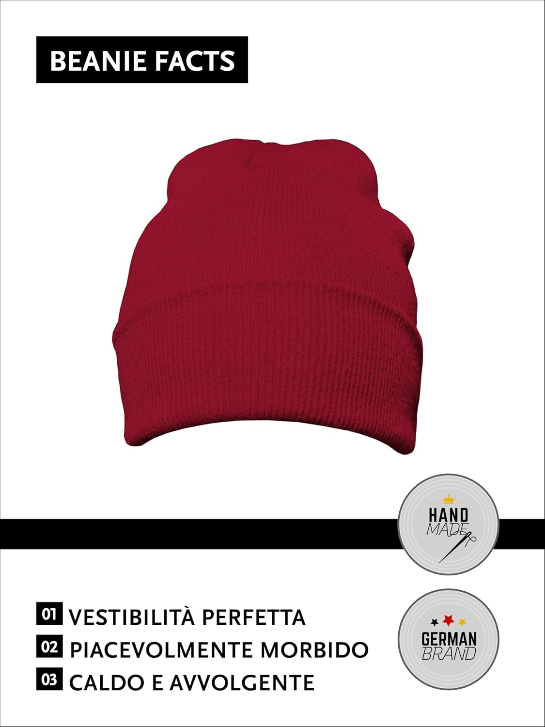 Detalle de DonDon berretto invernale unisex in maglia classico