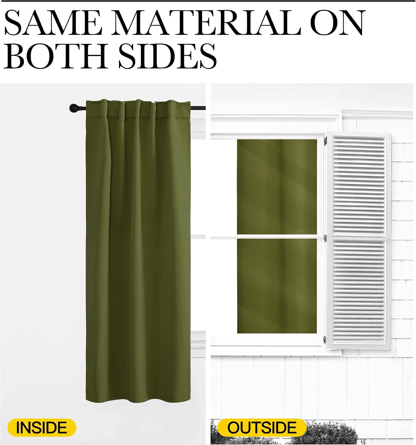 Thumbnail 5 de NICETOWN 62x63 Blackout Curtain Panels 🪟