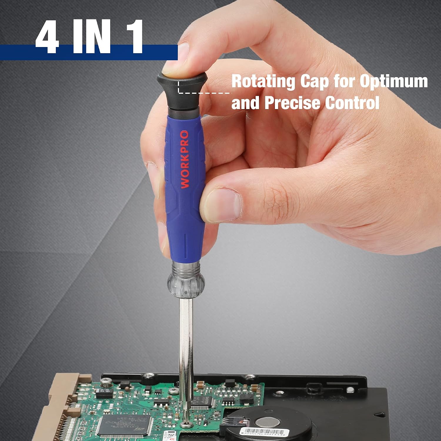 Thumbnail 6 de WORKPRO Set di 2 cacciaviti multifunzione: universale 6 in 1 e di precisione 4 in 1, doppia punta intercambiabile