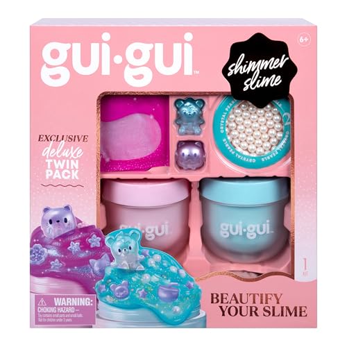 Detalle de Gui Gui Slime Kit Shimmer Deluxe 2-Pack: Iridescent Slimes