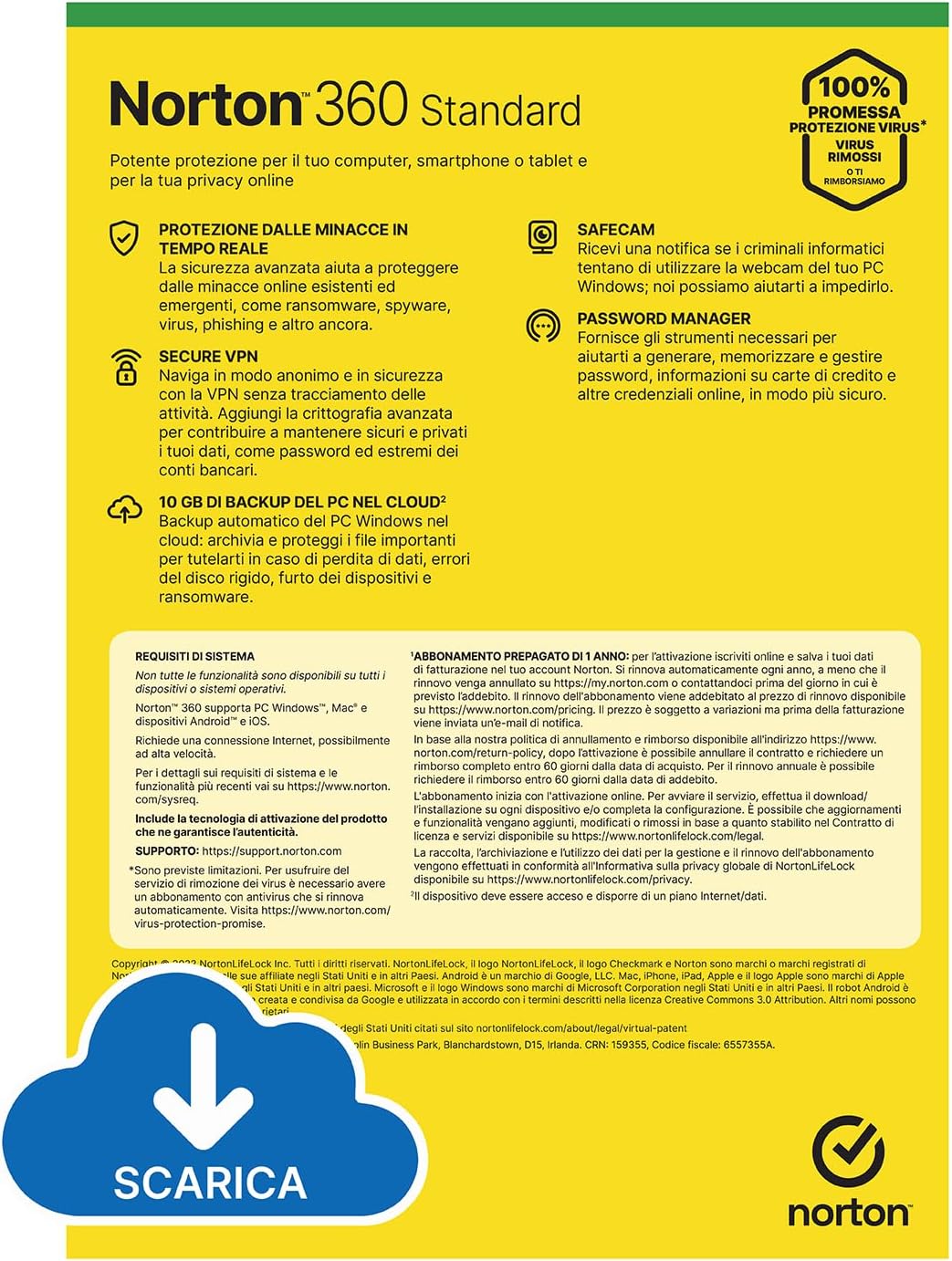 Detalle 2 de Norton 360 Standard 2026 Antivirus 1 dispositivo