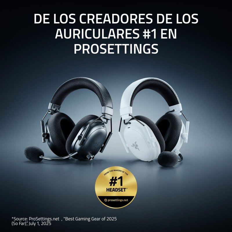 Detalle de Razer BlackShark V3 Pro Wireless: ANC, HyperSpeed y audio THX para competir con comodidad