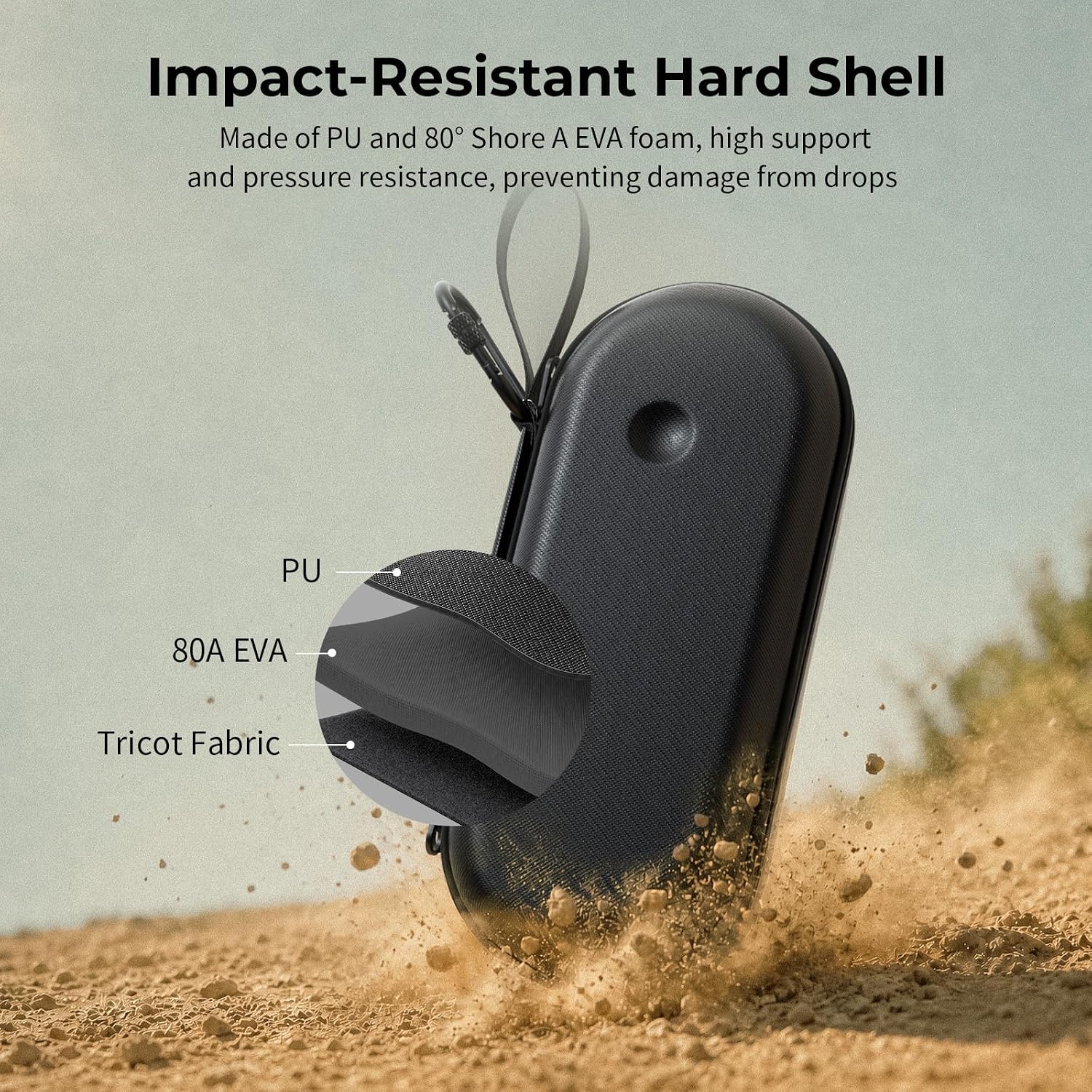 Thumbnail 3 de SMALLRIG 6642 opbergtas voor DJI Osmo Pocket 4P, waterdicht en met vakken