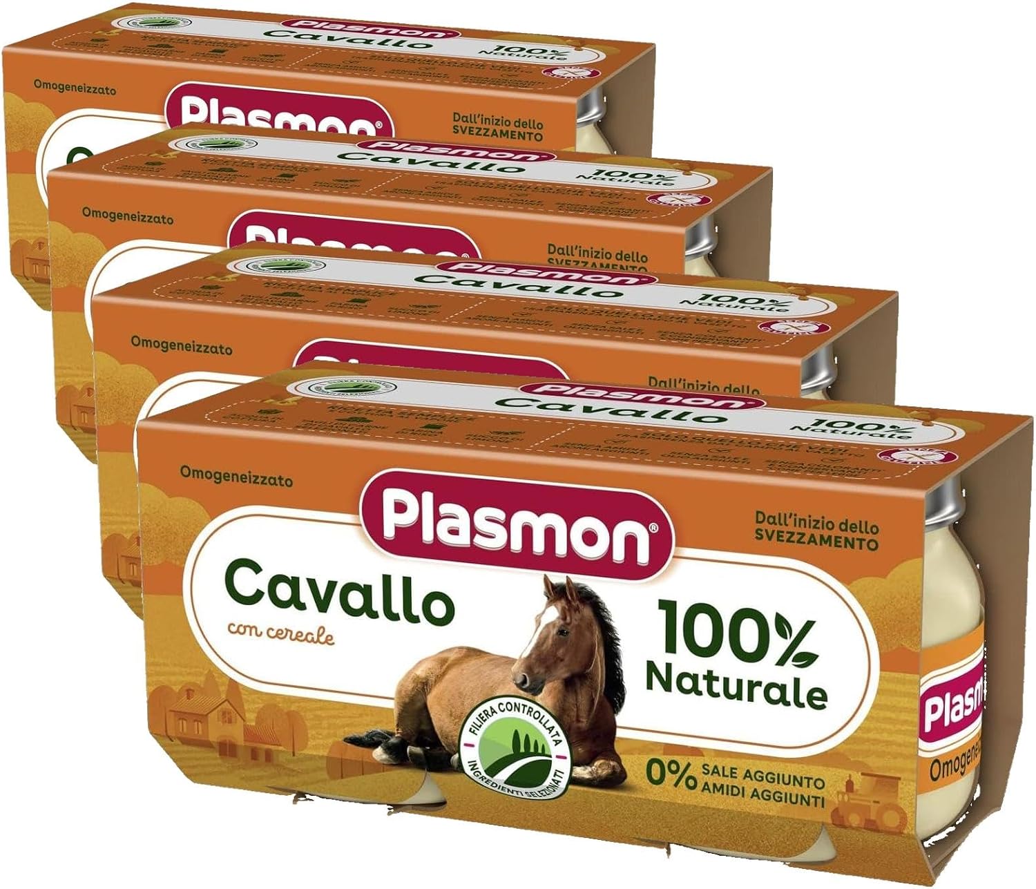 Thumbnail 5 de Plasmon Omogeneizzato di Vitello 12x80g – Vitello italiano, 0% sale e aromi aggiunti