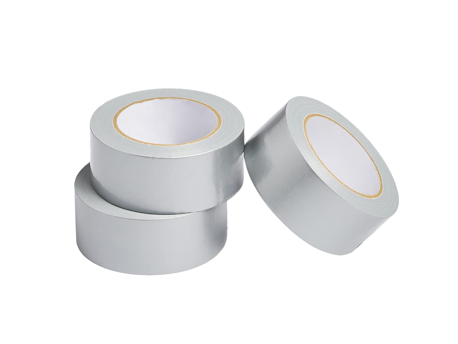 Thumbnail 6 de Amazon Basics Nastro adesivo telato resistente per impieghi gravosi, 4 rotoli da 18,3 m ognuno, argento