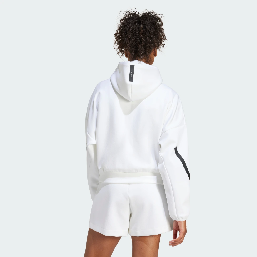 Thumbnail 1 de Chaqueta con capucha adidas Z.N.E. en blanco
