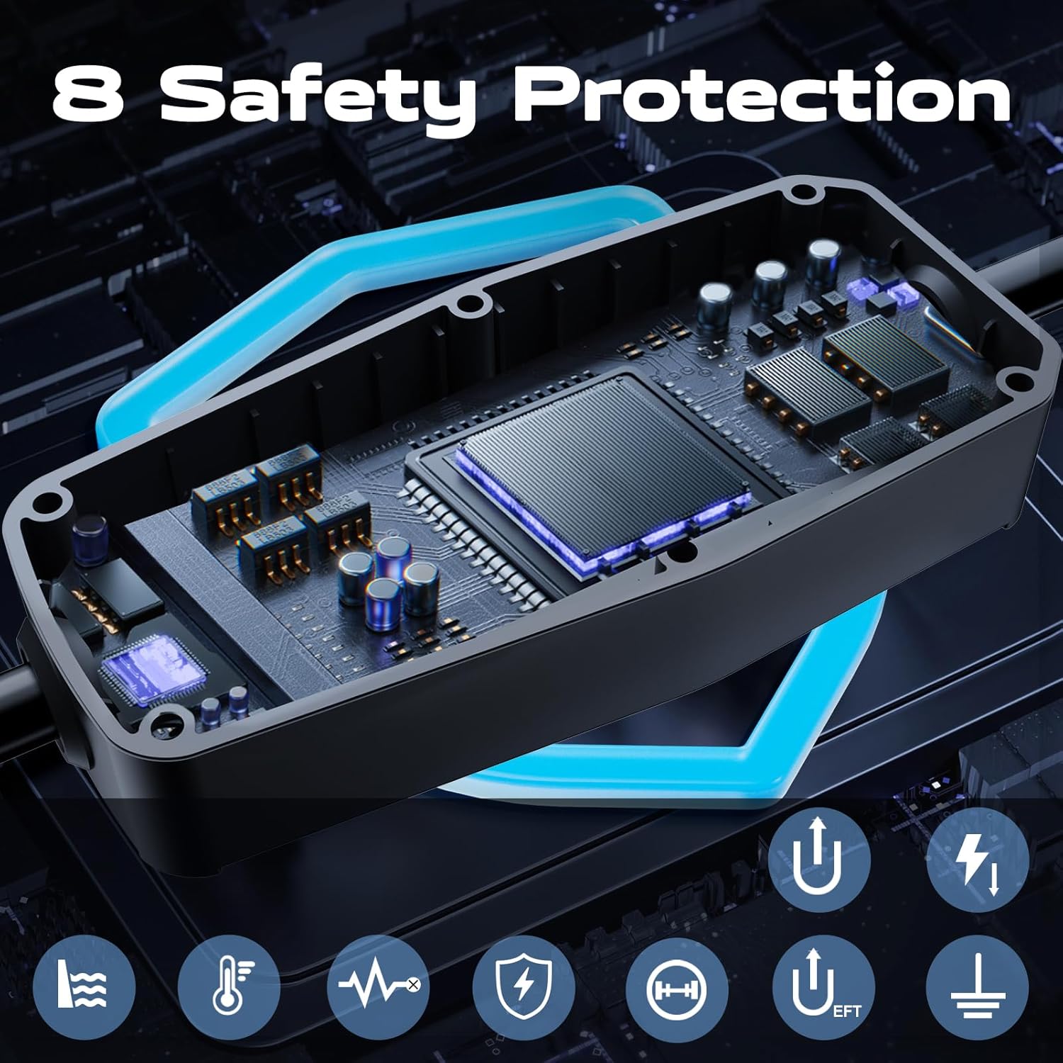 Thumbnail 5 de VDLPOWEREU EV Charger 3kW Type 2 (6–13A) 10m with LED display, IP65 single-phase home cable