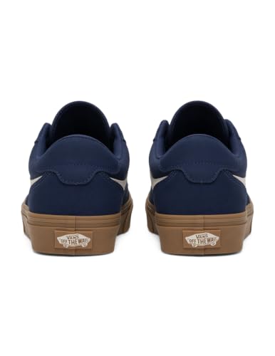 Detalle 2 de Vans Brooklyn: Scarpe da Ginnastica in Tela da Uomo, Gum Deep Indigo 44 EU
