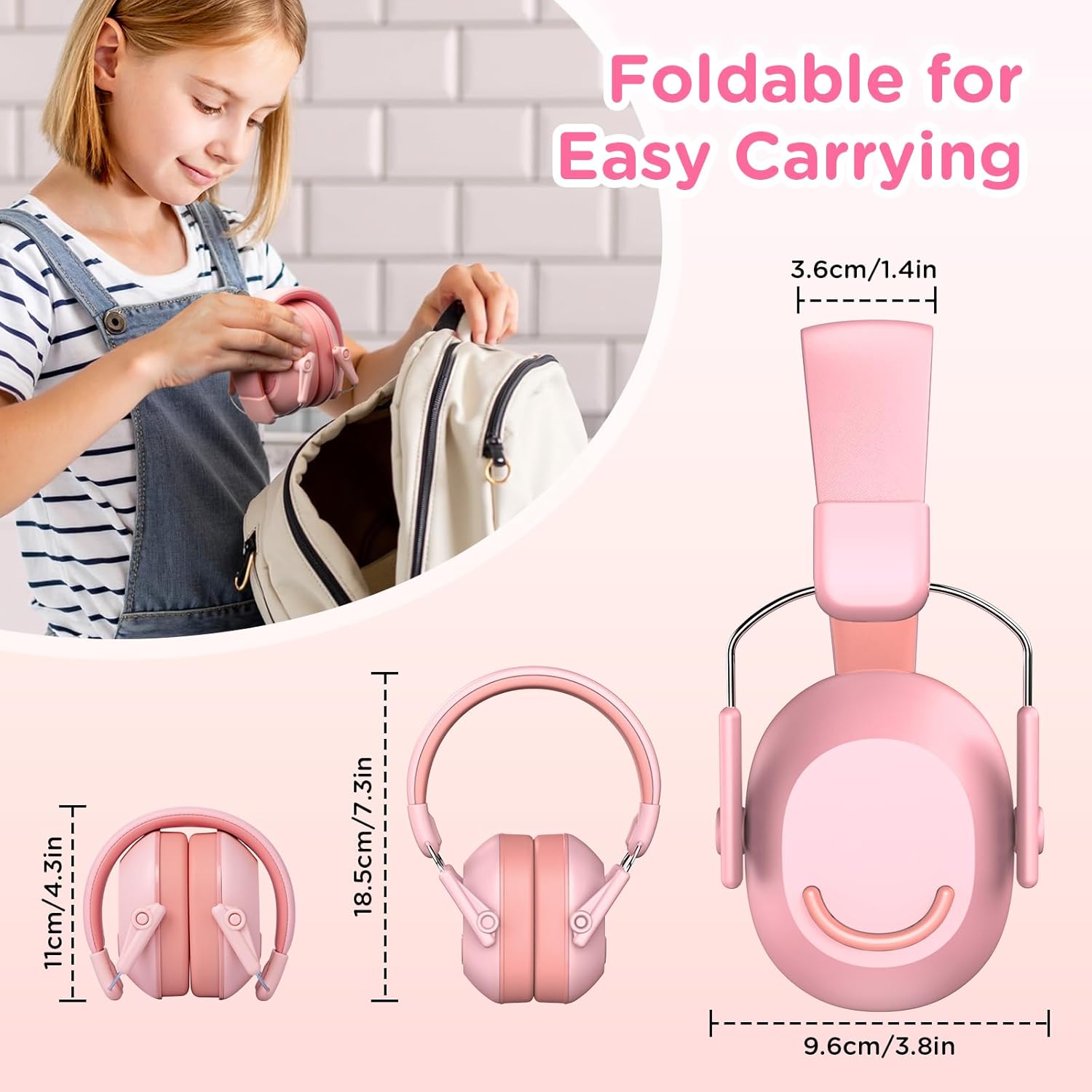 Thumbnail 5 de Link Dream Casque anti-bruit enfant SNR 30 dB, réglable et pliable (3 à 16 ans)