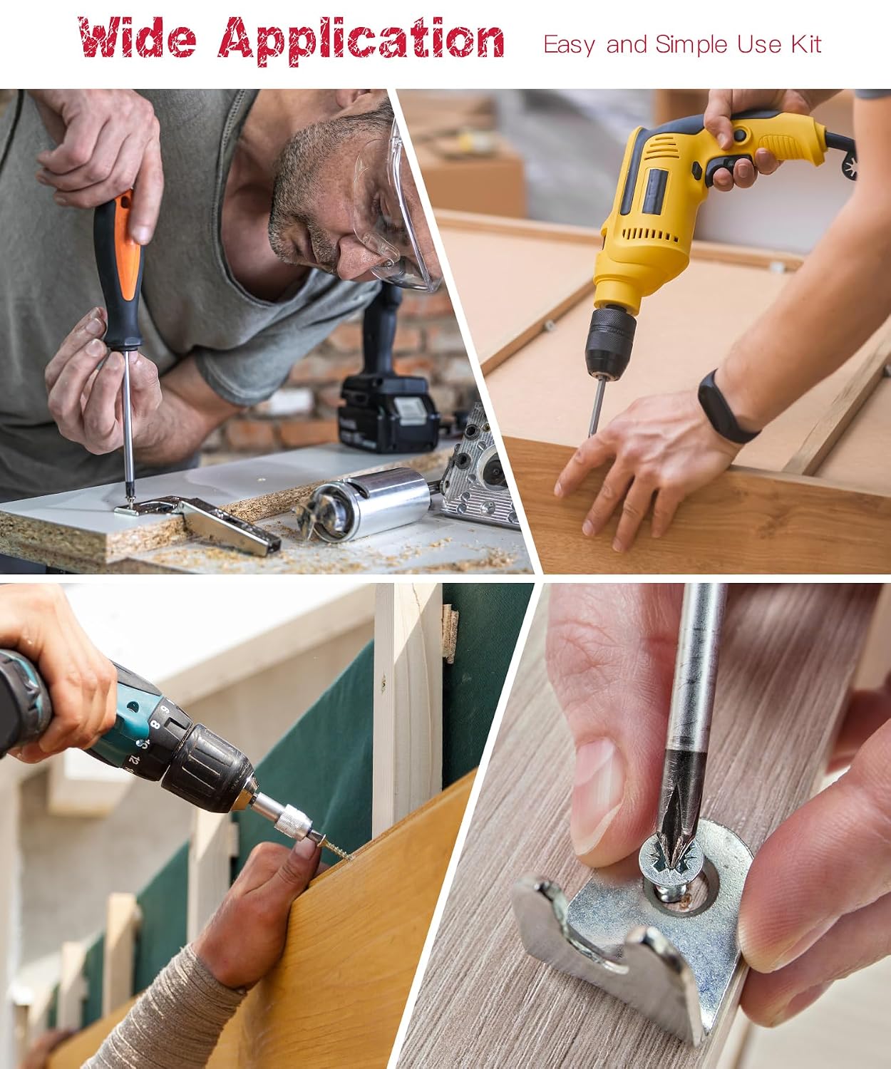 Thumbnail 4 de Wood Screws Kit 360pcs