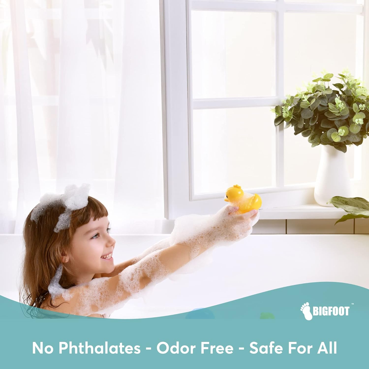 Thumbnail 6 de BigFoot Clear Shower Curtain Liner 72x72
