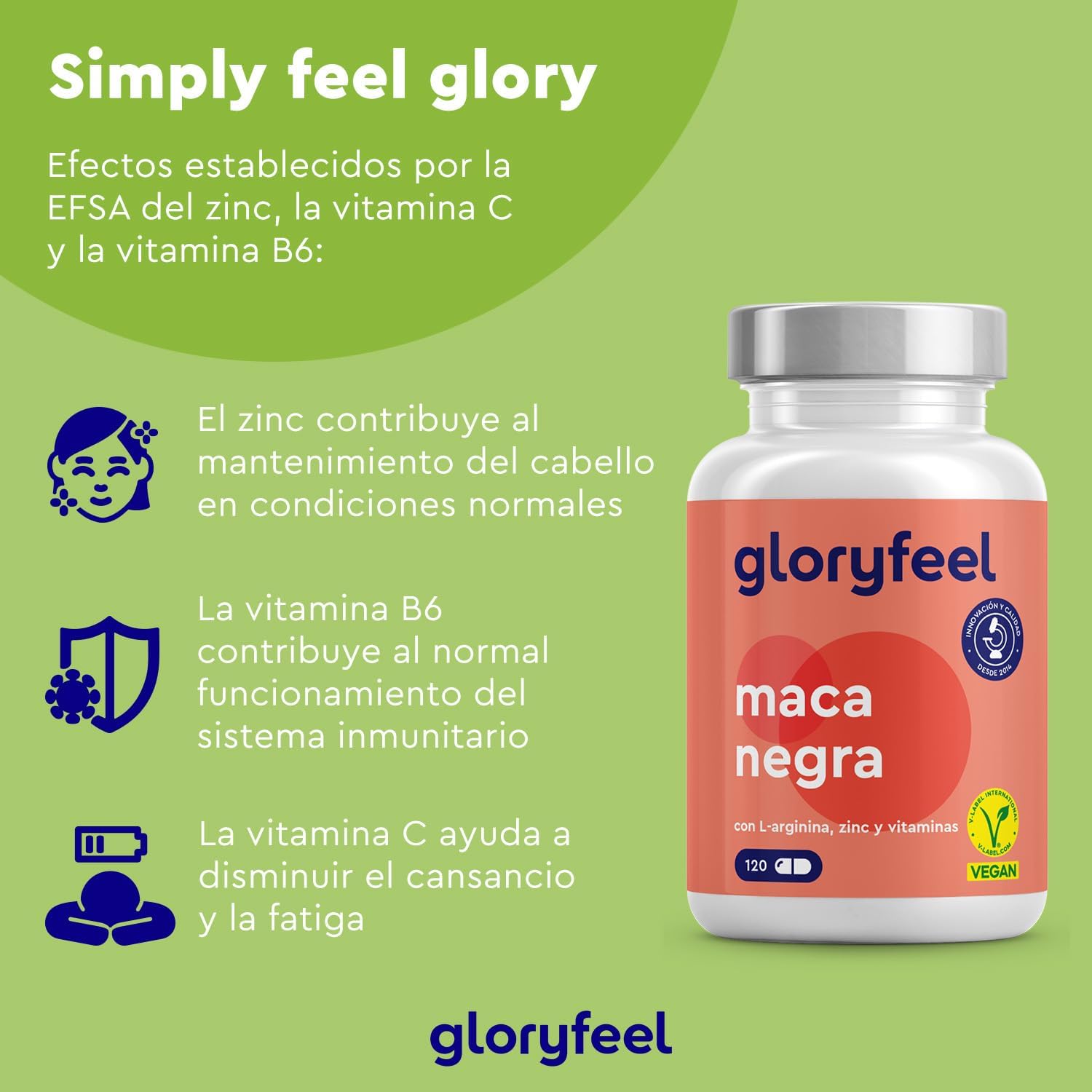Detalle 2 de Maca Negra 27000mg extracto 20:1 para energía 🥬
