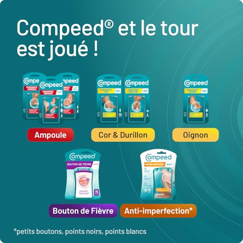 Thumbnail 6 de Compeed® Pansements Ampoules – 12 pièces, Moyen Format Économique, Hydrocolloïde