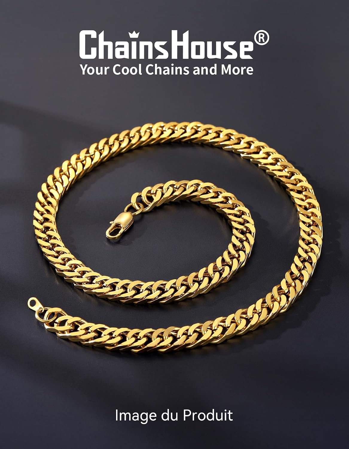 Thumbnail 5 de ChainsHouse Chaine Collier 46 cm 10 mm