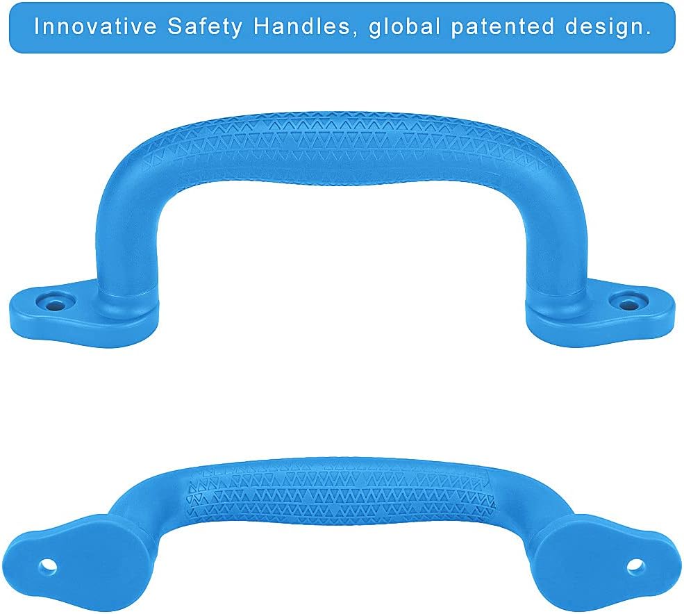 Detalle de Dolibest Climbing Handles, 18cm Non-slip Solid Playframe Grips for Swing Sets and Playhouses