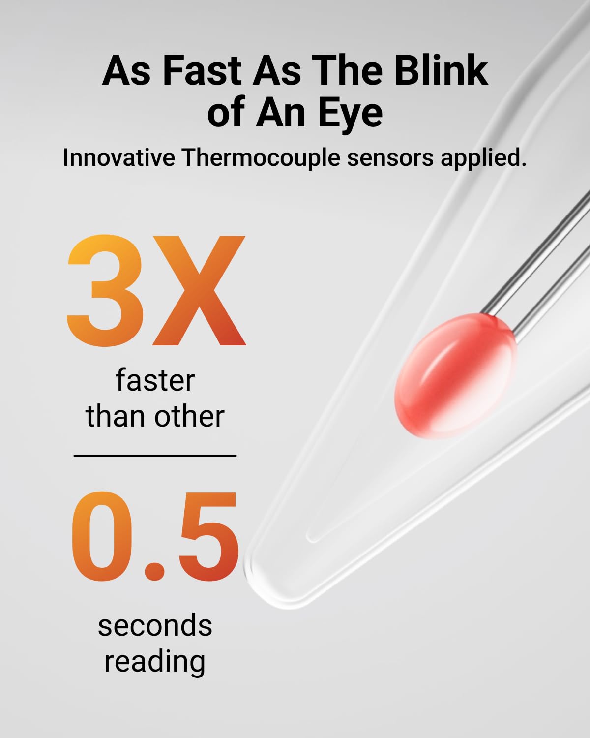 Thumbnail 3 de ThermoMaven F1 Turbo Meat Thermometer – 0.5s instant read, IP67 waterproof, foldable probe