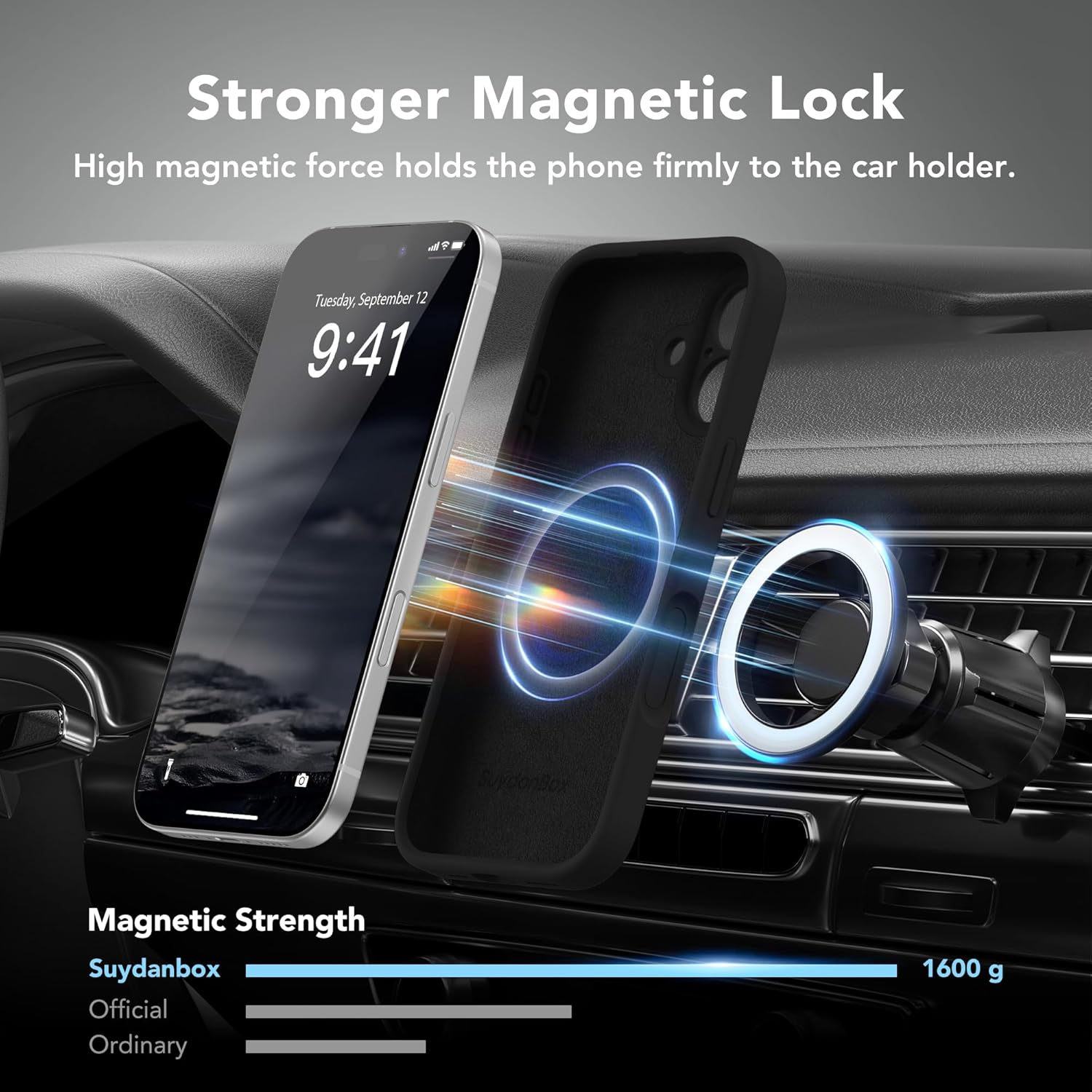 Detalle de SuydanBox Magnetic iPhone 17 case with MagSafe 6.3"